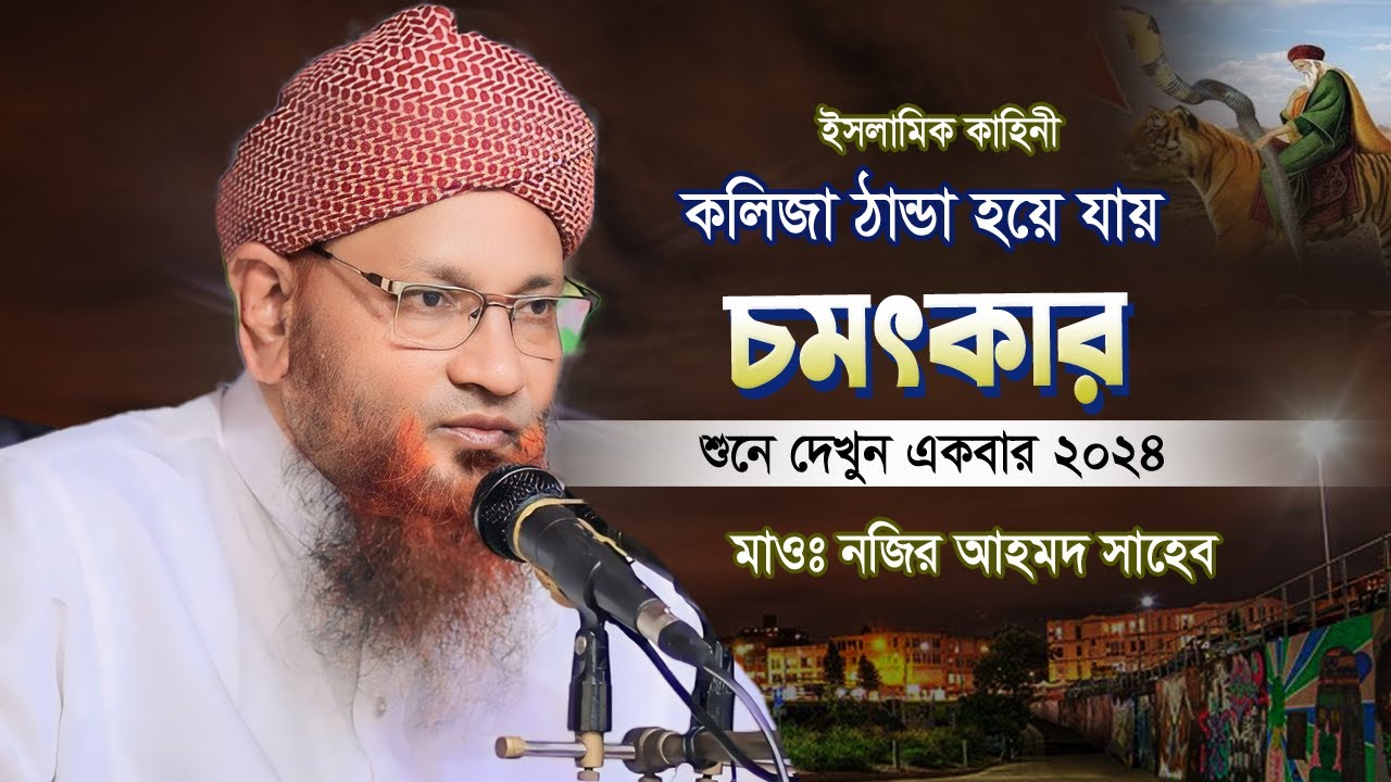 কান্নামাখা সুরে হুজুরর জীবনের শ্রেষ্ঠ ওয়াজ | Nazir Ahmed Waz | Bangla New waz 2024 | নজির আহমদ