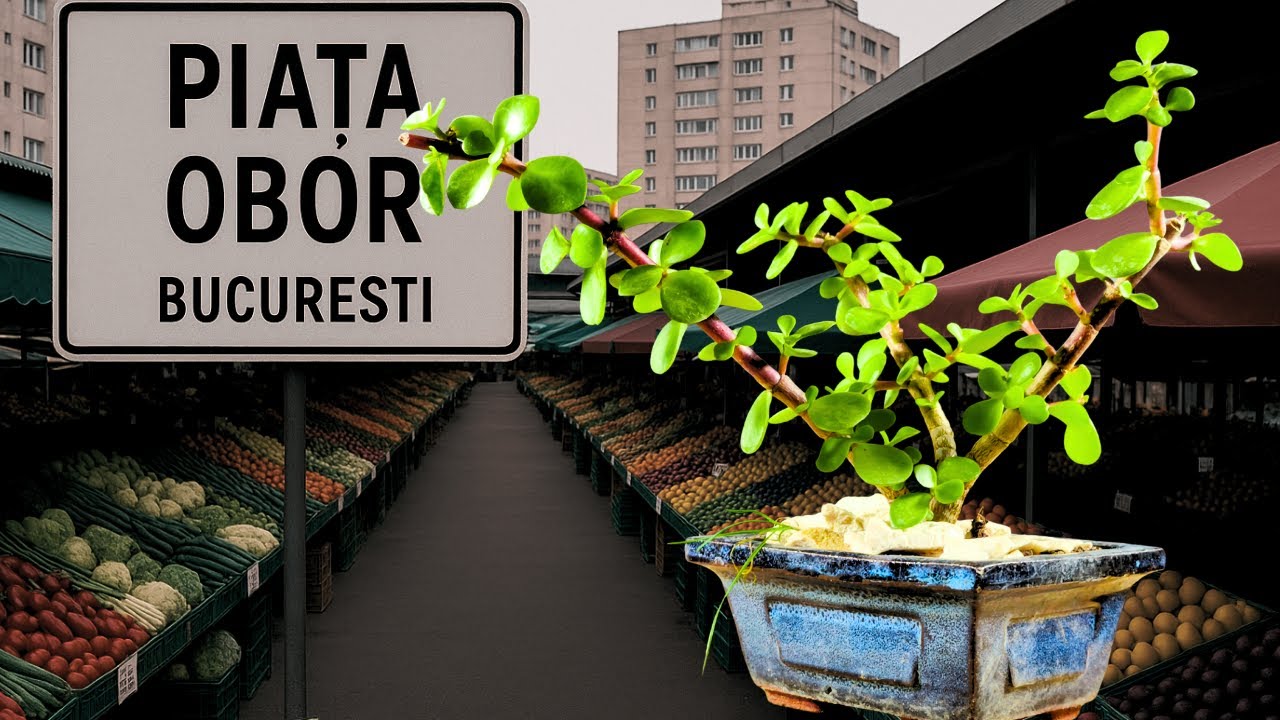 🎍 Bonsai Ieftin din Obor – Portulacaria afra!