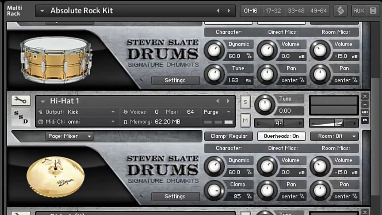 Обзор VST плагина Steven Slate Drums Platinum 3.5