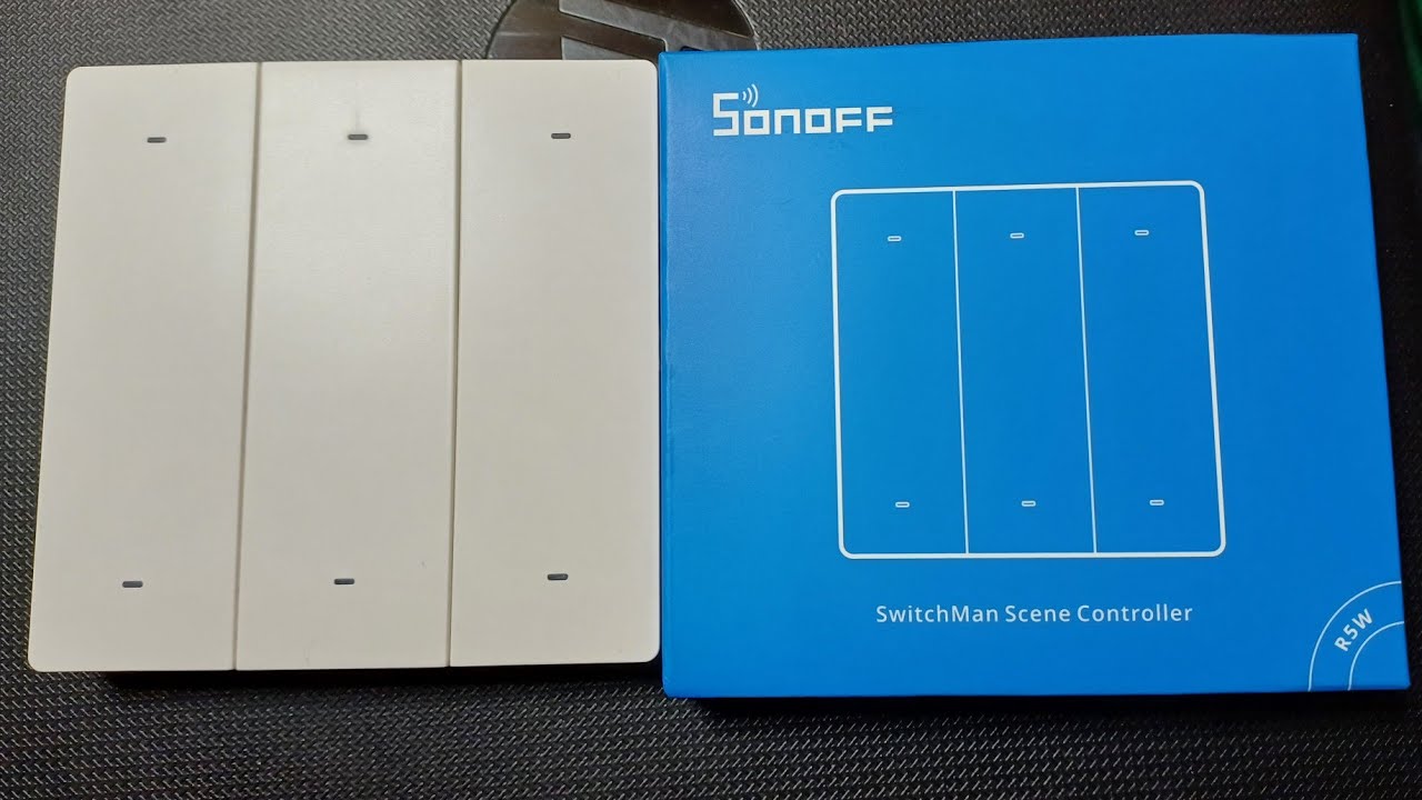 Configurare comutator smart sonoff r5 Wireless control scene.