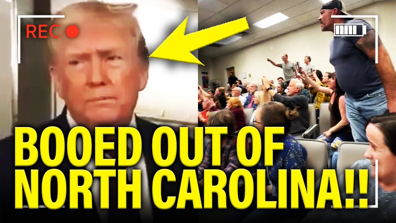 Trump PANICS as GOP is BOOED OUT OF NORTH CAROLINA!!!