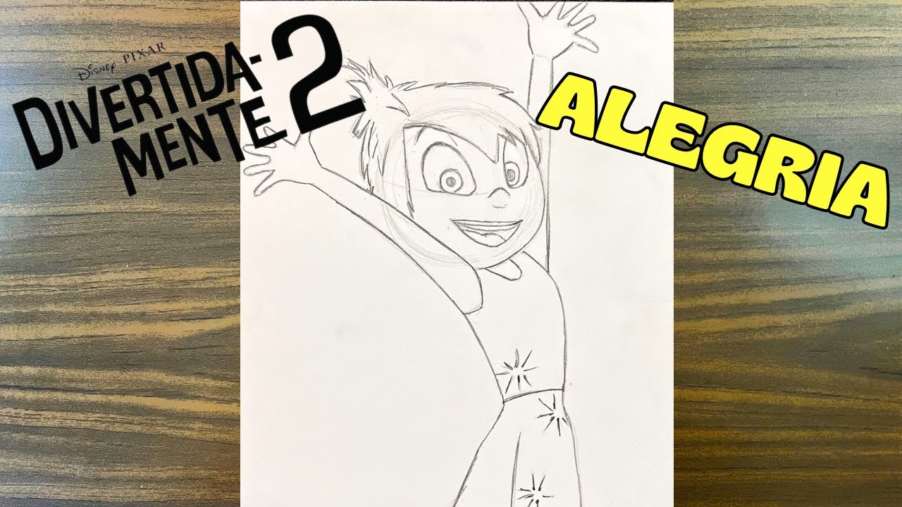 COMO DESENHAR A ALEGRIA DIVERTIDA MENTE