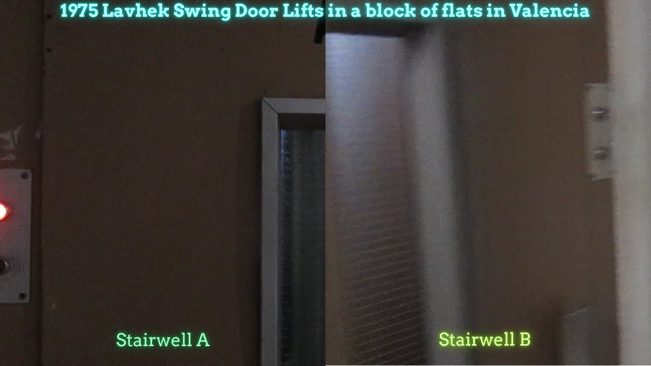 Amazing old Lavhek swing door lifts! (from 1975)