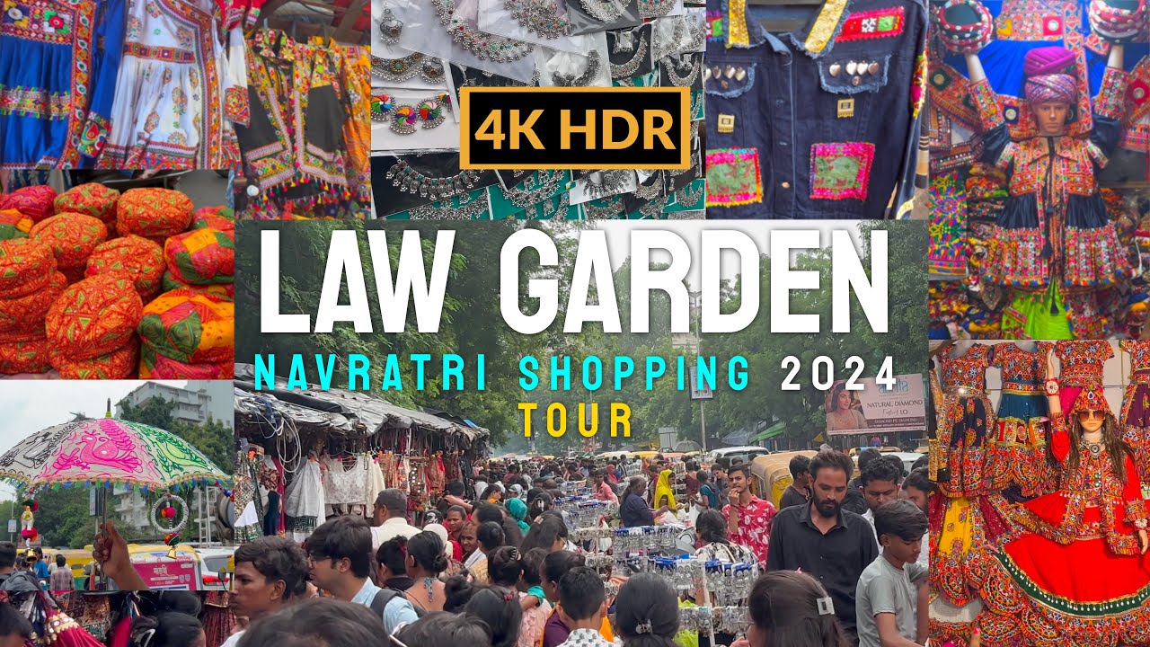 Law Garden Ahmedabad Navratri Shopping 2024 4K Tour | Best Deals on Chaniya Cholis & Accessories