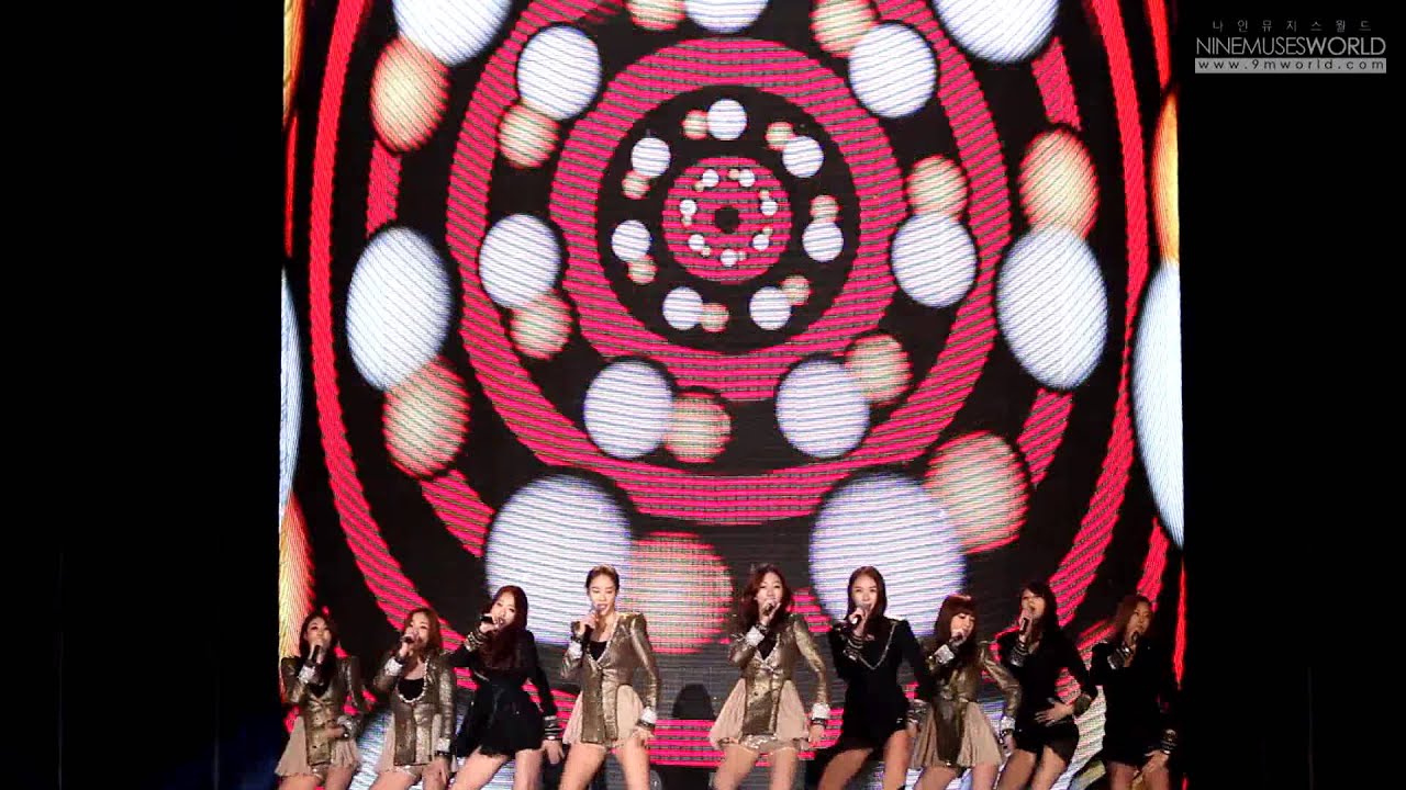121025 충북도민체전 나인뮤지스 news  full 직캠