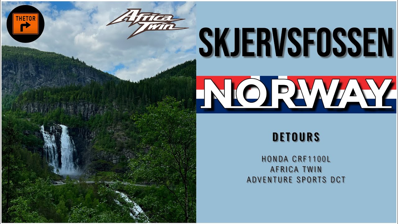 Skjervsfossen / Skjervsvegen | Norway - highly recommended short detour in western Norway