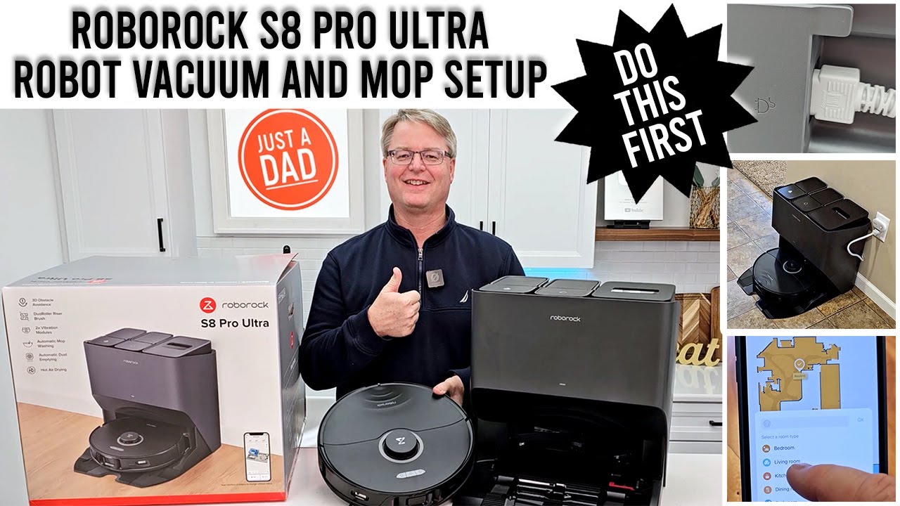 Roborock S8 Pro Ultra Robot Vacuum & Mop  SET UP