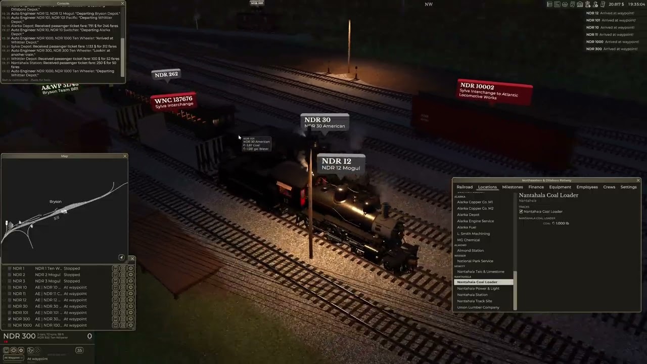 Let's Play Railroader 4K S1/F138 - It's a long way to Nantahala - Kohle wird dringend benötigt