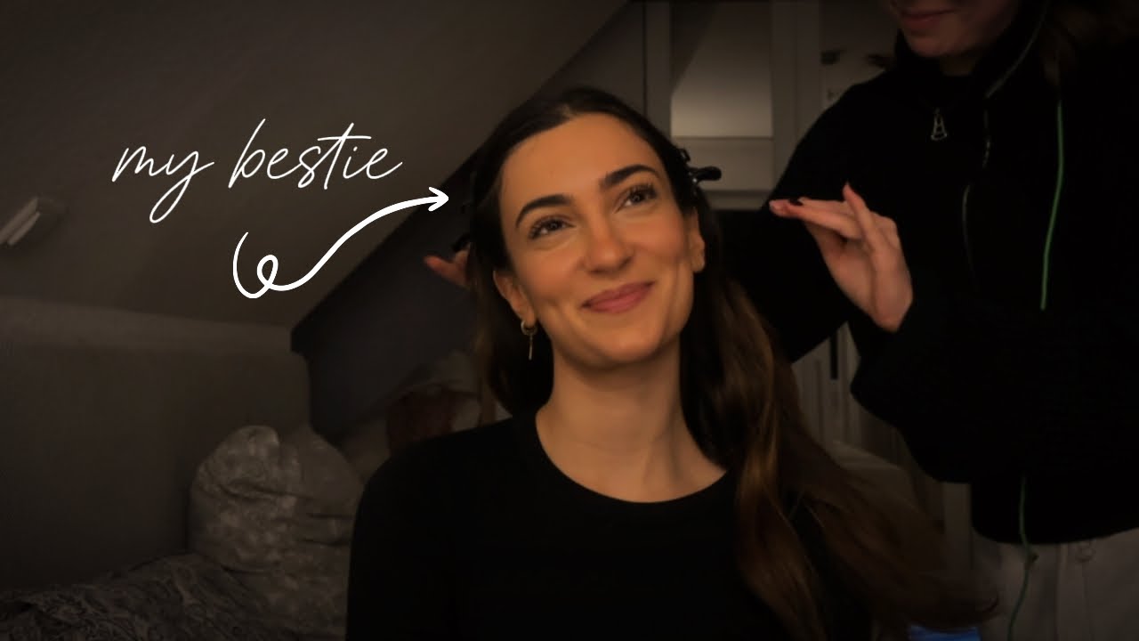 ASMR Head Massage & Hair Play on My Bestie 💆🏽‍♀️