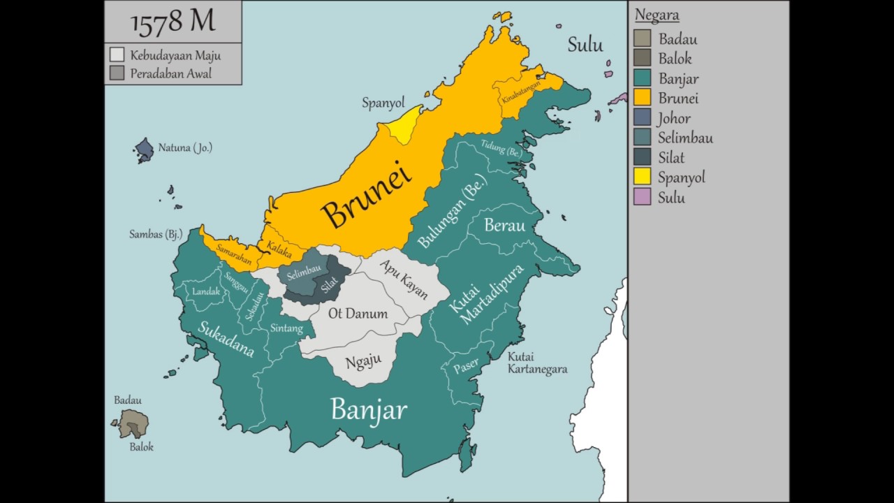 Sejarah Kalimantan / Borneo (45.000 SM - 2017 M)