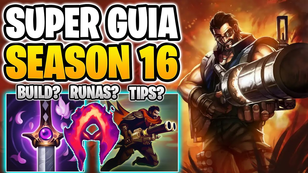 GUIA DE GRAVES SEASON 16 | COMO JUGAR GRAVES JUNGLA FACIL Y SENCILLO | BUILD, RUNAS, CONSEJOS Y MAS