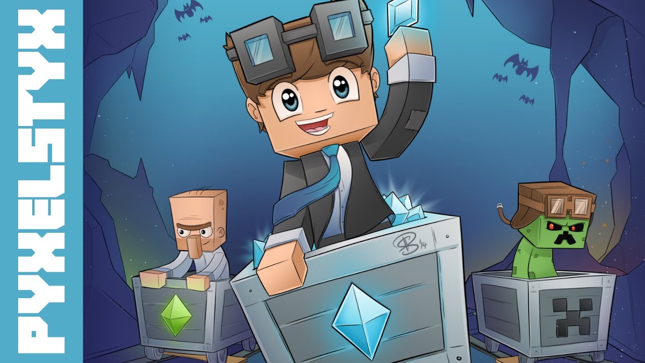 Minecraft SpeedART - TheDiamondMinecart