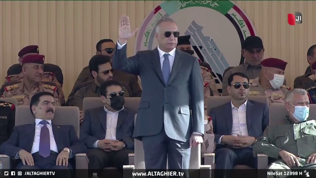 مراسم استعراض الحشد الشعبي في ذكرى تأسيسه
