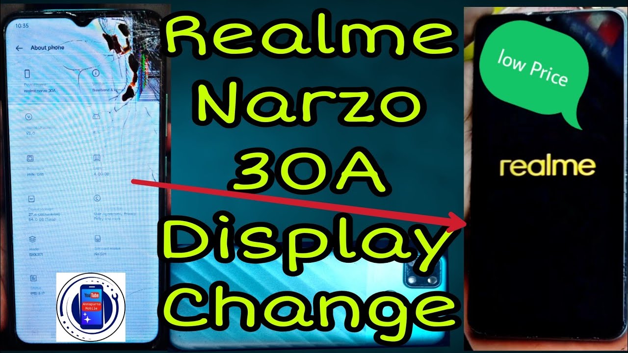 Realme Narzo 30A Display Change Cost || Realme Narzo 30A Display Replaement || Narzo 30A Disassembly