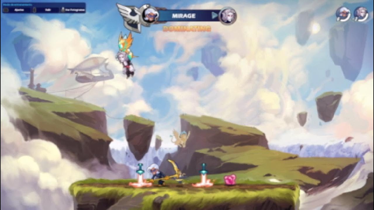 Combos con mirage Brawlhalla 😁