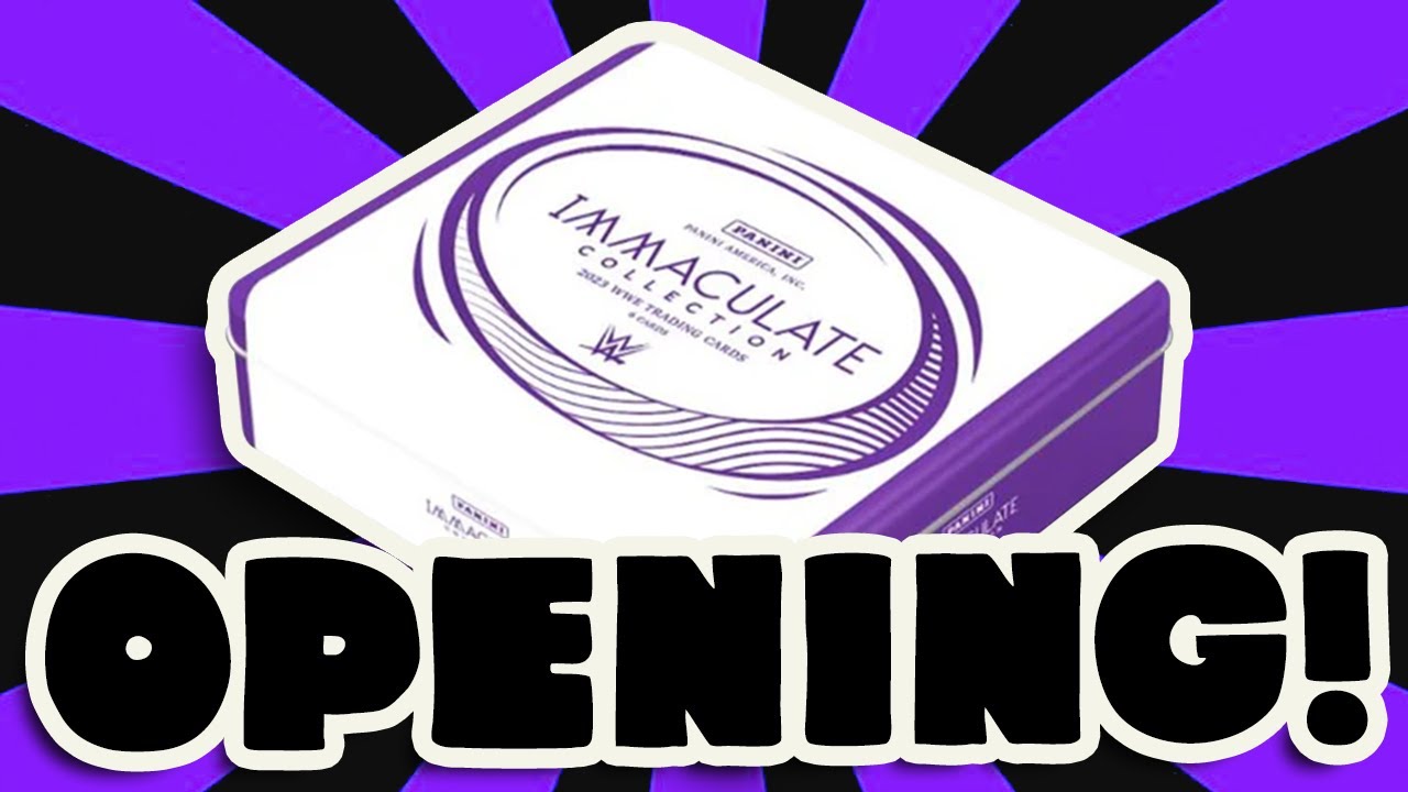 OPENING BOXES OF 2023 IMMACULATE WWE COLLECTION!