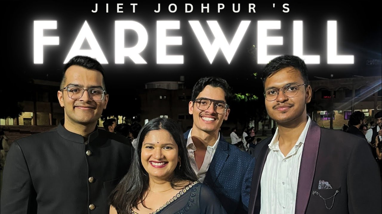 JIET Jodhpur Farewell Vlog: A Heartfelt Goodbye | Cool9Adi | Aditya Purohit