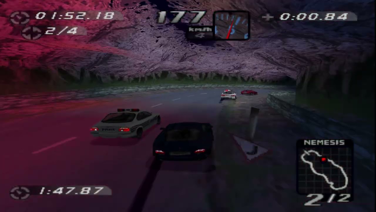 Let's Play Need For Speed High Stakes (PS1 Revisited) - Route Adonf - DUEL Hot Pursuit - Jaguar XKR