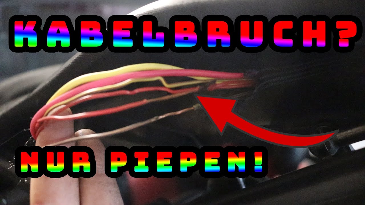 👀 Kabelbruch im Verdeck reparieren🛠️ am Opel Astra G / Piepen nun weg🤔