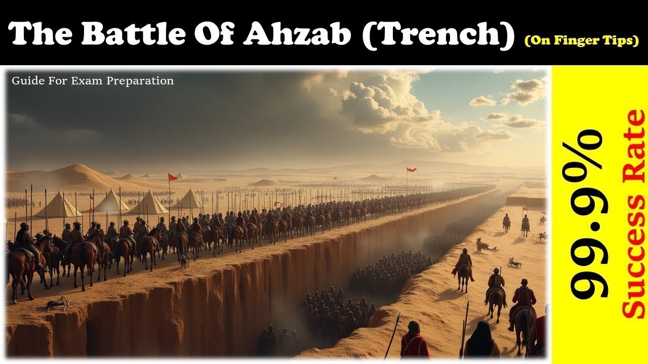 The Battle of Ahzab: Trench or Khandiq | Exam Facts & Tips | Exam Pharmacy |