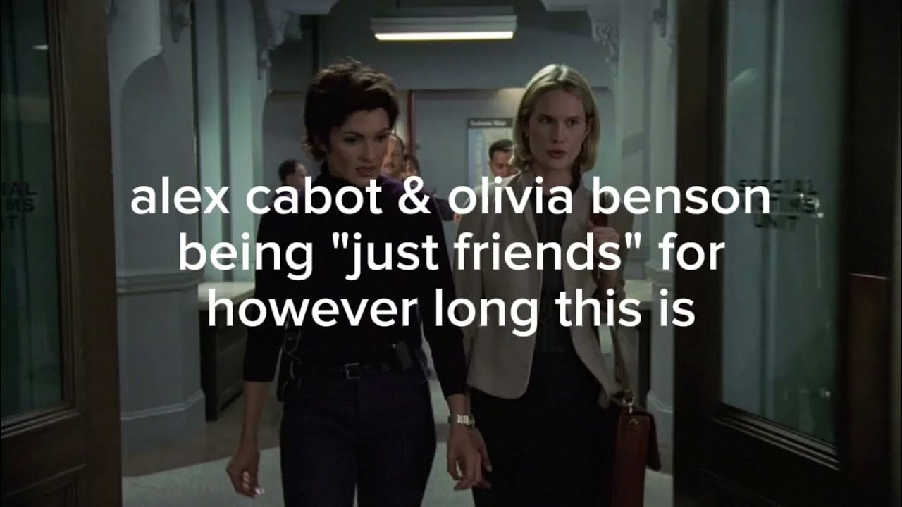 alex cabot and olivia benson being 
