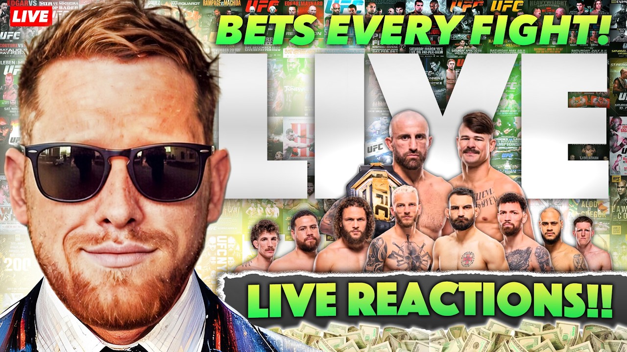 🔴 UFC 325 FIGHT COMPANION | 🔥 ROAD TO $20,000,000! 🔥