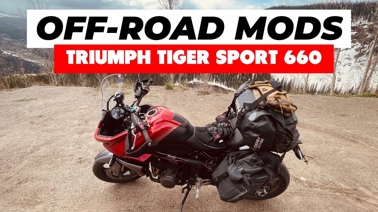 Modifying A Triumph Tiger Sport 660 For Off-Road Adventures