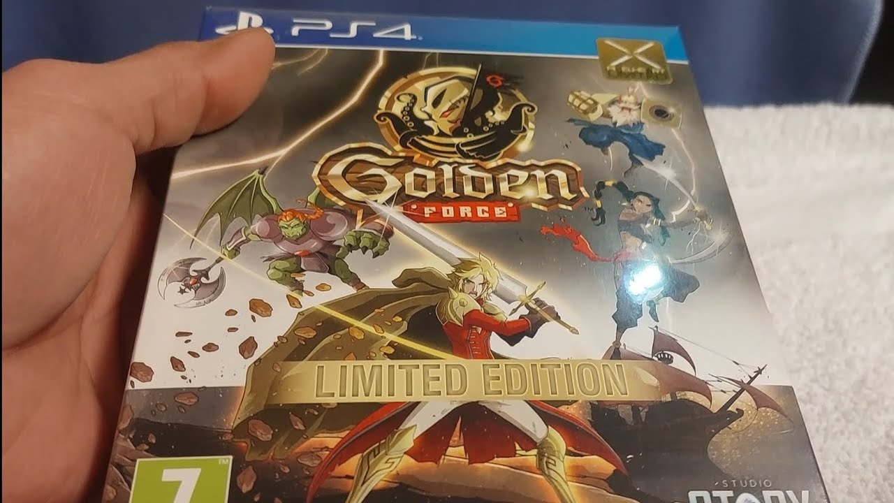 Golden Force Limited Edition PS4 Unboxing- PixelHeart Games