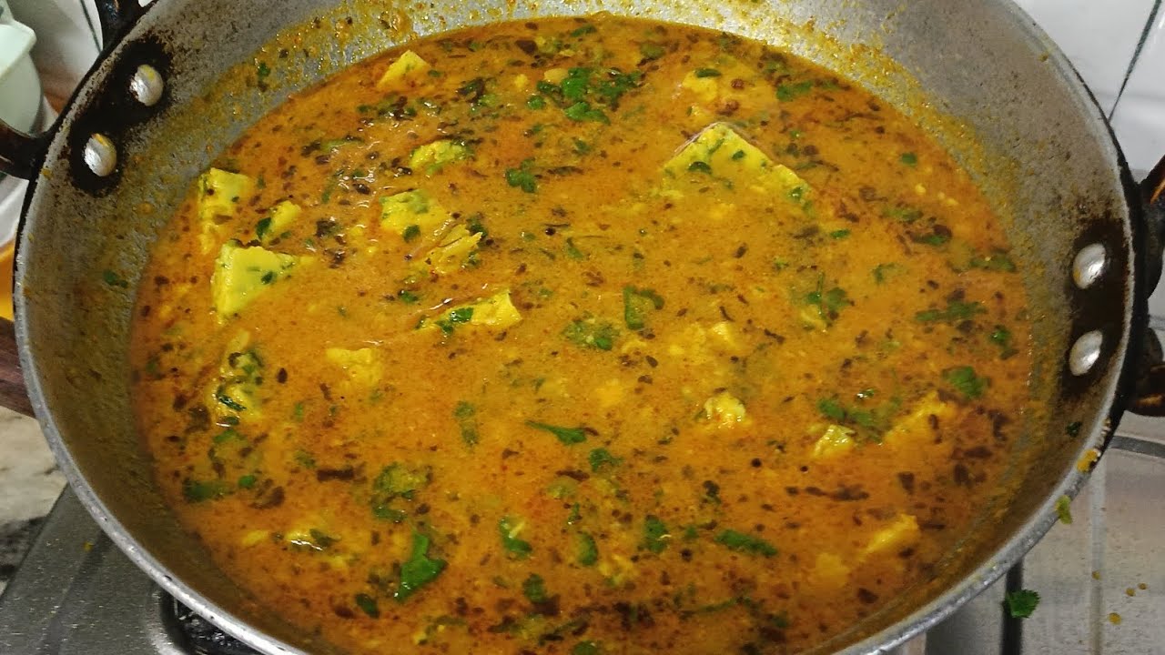राजस्थान की मशहूर बेसन मेथी गट्टे की सब्जी 🙏❓🫕👌