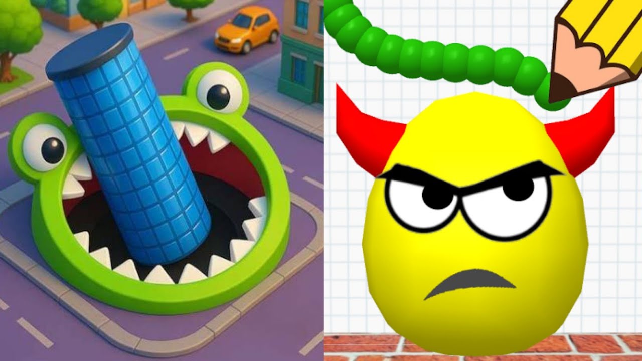 Hole io vs Draw To Smash - Max Level SpeedRun Gameplay