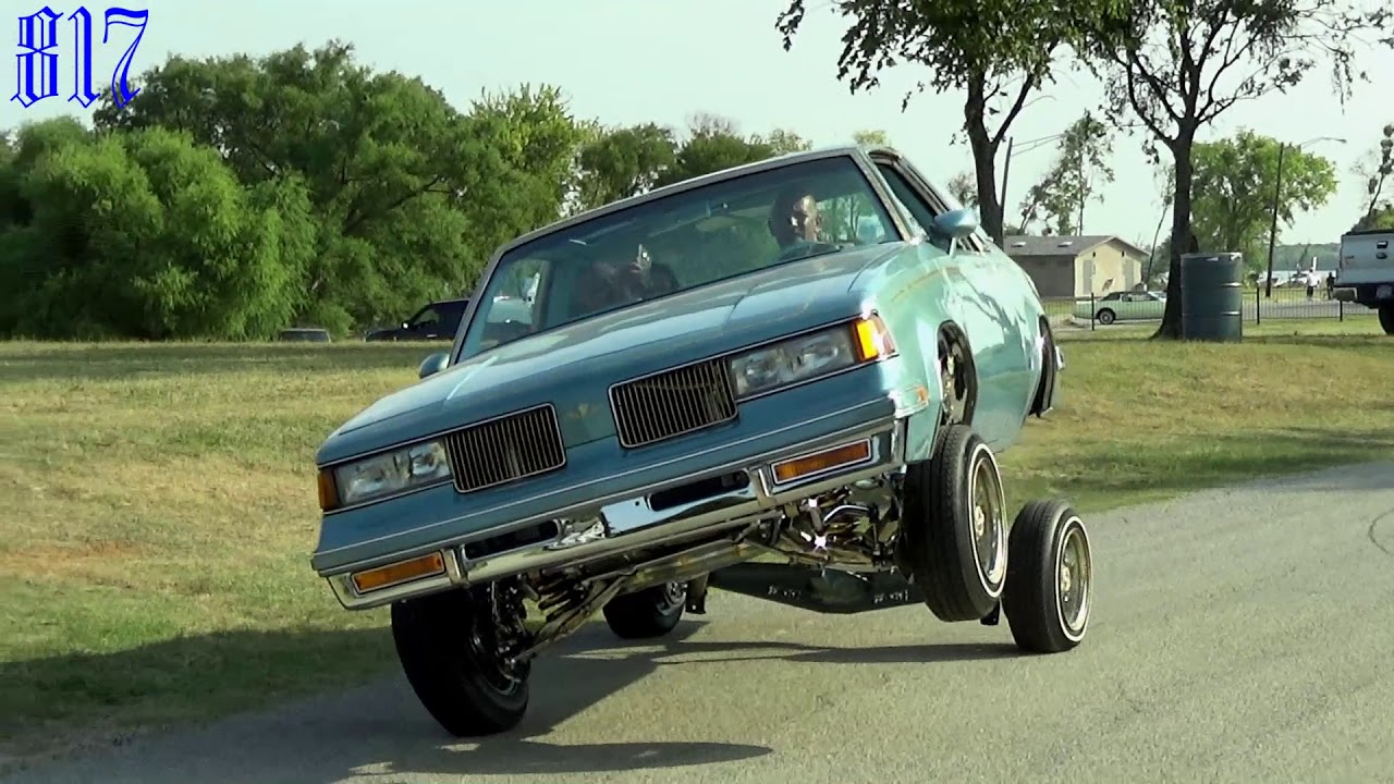G Body Lowrider 3 Wheeling