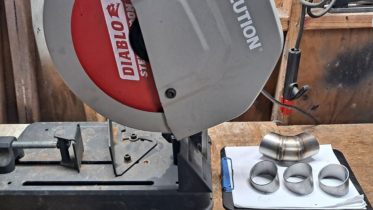 Diablo 14 inch steel demon blade, cutting 16 gauge stainless steel tubing