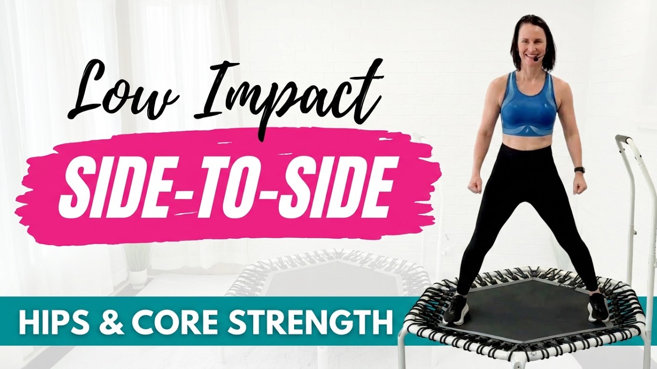 Side-to-Side Step Rebounding Tutorial | Hip & Balance Mini Trampoline Move