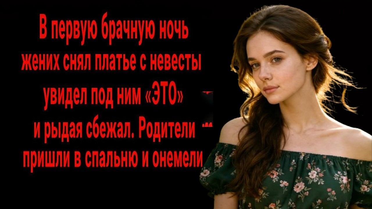 В первую брачную ночь жених снял платье с невесты, увидел ЭТО — и выбежал из спальни.