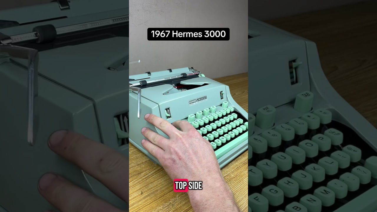 How to use all functions on a vintage portable typewriter