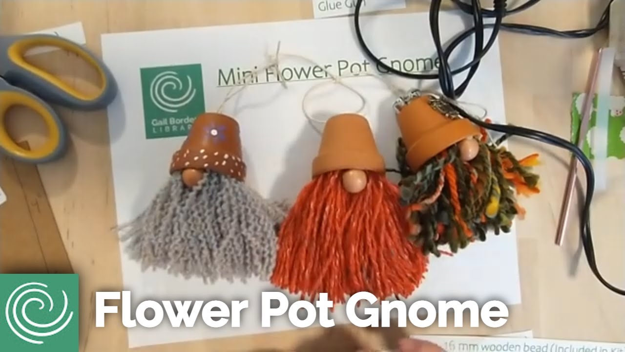Rakow To-Go Craft Kit - Mini Flower Pot Gnome