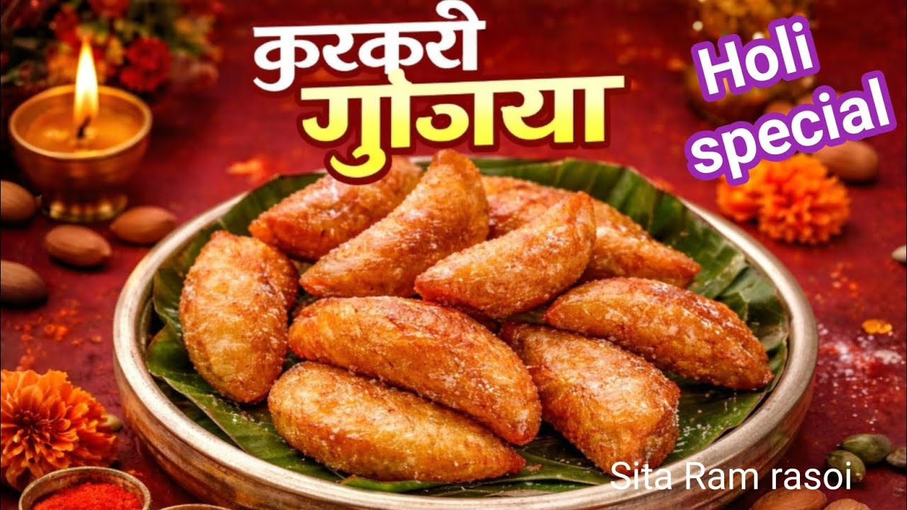 अगर आप पानी में सुजी घोलकर☝🏻ये वाली गुजिया बना ली तो बाकी सब गुजिया को खाना भूल जाएंगे gujiya recipe