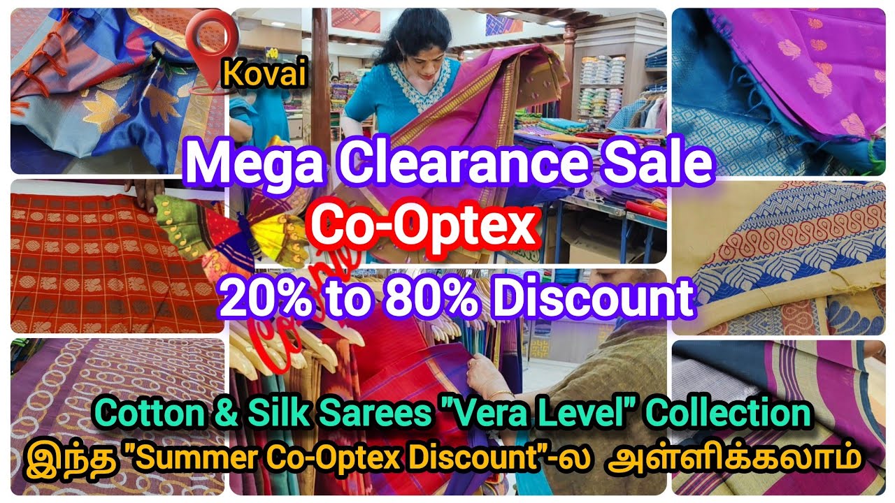 Co-Optex Mega Clearance Sale🦋20% to 80%Discount🤗|Summer Cotton Collections|🦋Co-Optex|Samu Times