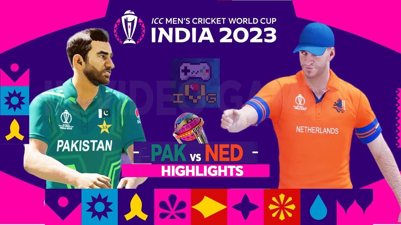 PAk v Ned- Pakistan vs Netherlands Cricket World Cup 2023 Highlights Cricket 22 Gameplay 6th October