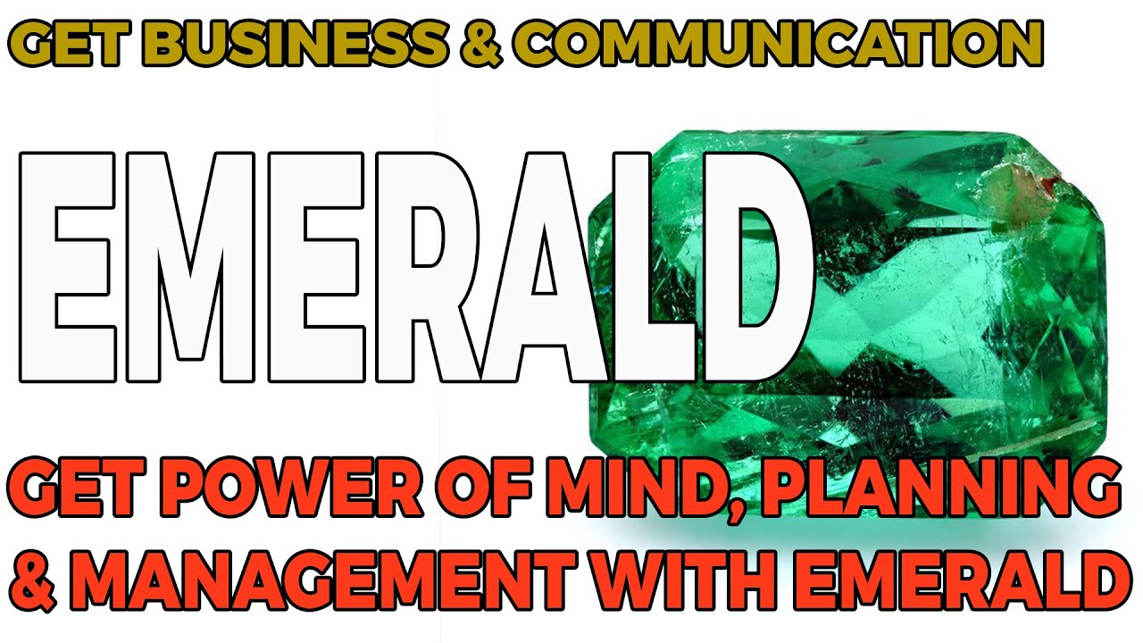 BENEFITS OF EMERALD GEMSTONE TO POWER MERCURY