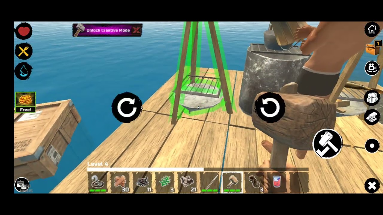 Turtayla raft 1. Bölüm #mobilegameplay#turkceoyun#survival#coopp#ikikisioyun#androidoyun