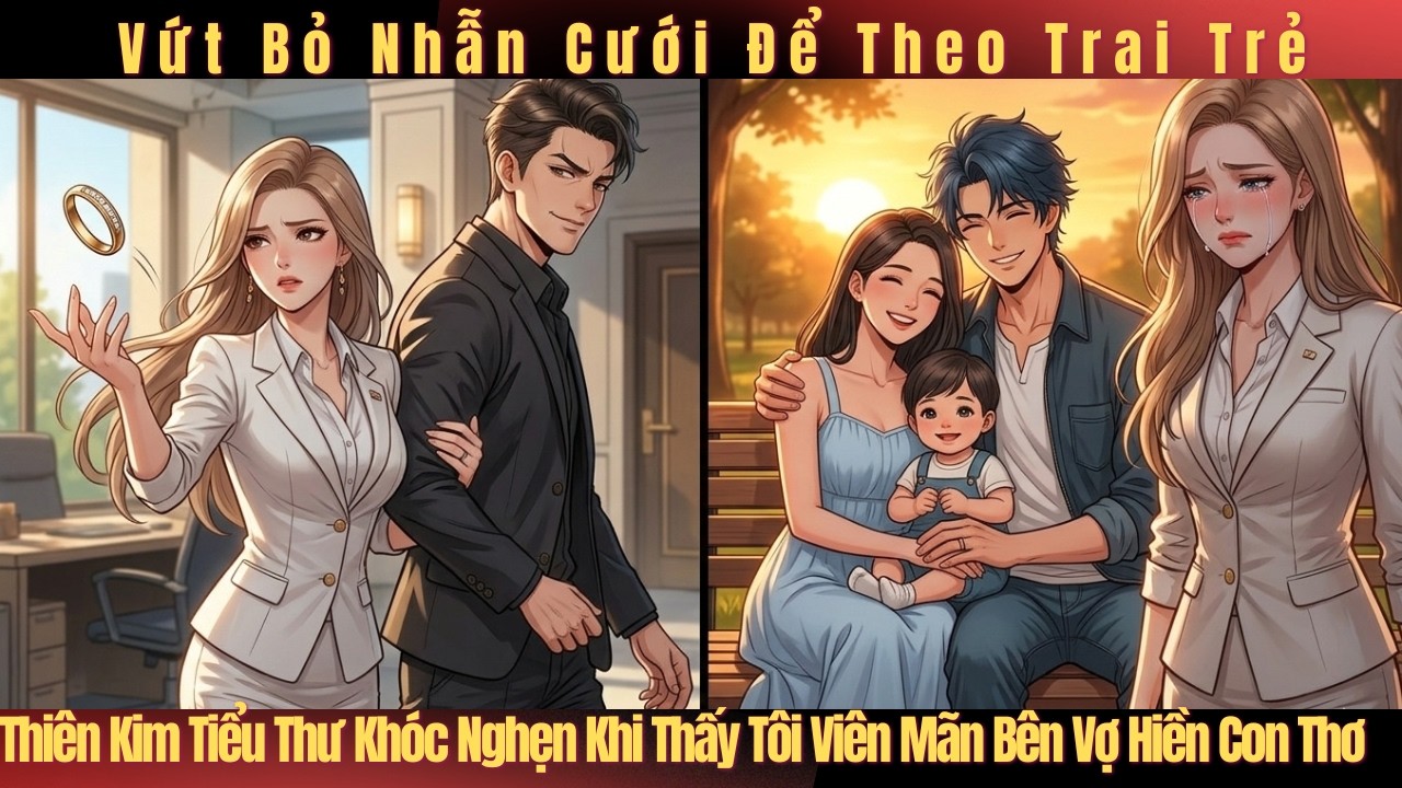 Vứt Bỏ Nhẫn Cưới Để Theo Trai Trẻ, Thiên Kim Tiểu Thư Khóc Nghẹn Khi Thấy Tôi Viên Mãn Bên Vợ Hiền C