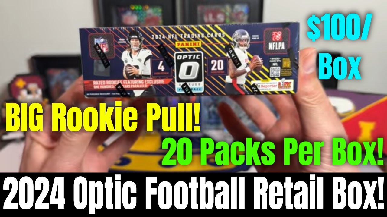 BIG PULL Out Of This 2024 Optic Football Retail Box!! Autograph Too?! Finally Opening One! $100/Box!