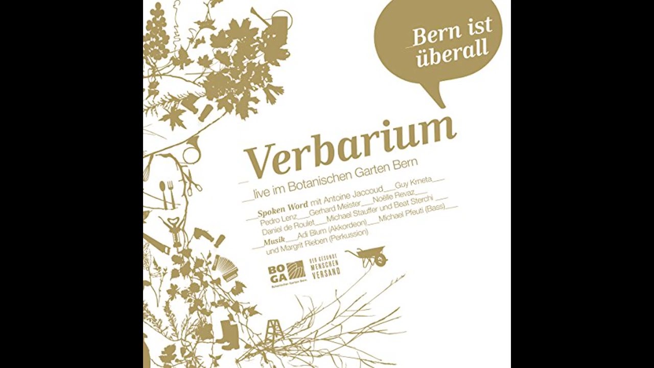 Hörbuch: Verbarium. Bern ist überall - Antoine Jaccoud Hörbuch