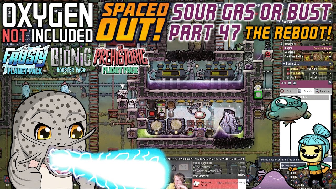 Sour Gas #OrBust! Part 47: We Require Another Aquatuner! (ONI: Spaced Out!)