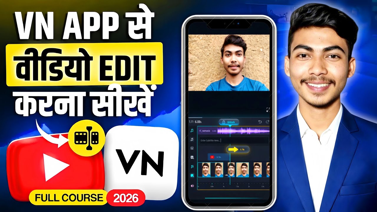 VN Video Editor Full Tutorial 2026 🔥 | VN Se Professional Edit Kaise Kare ( Step by Step )