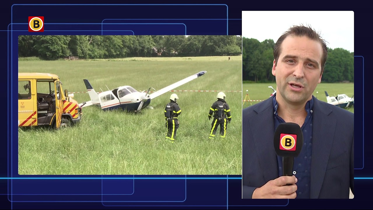 Verslaggever Dirk Verhoeven spreekt directeur Jan Voeten van Breda International Airport over het...