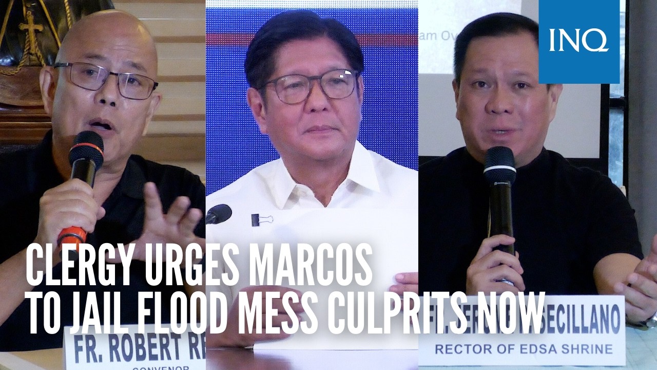 Trillion Peso March: Clergy urges Marcos to jail flood mess culprits now