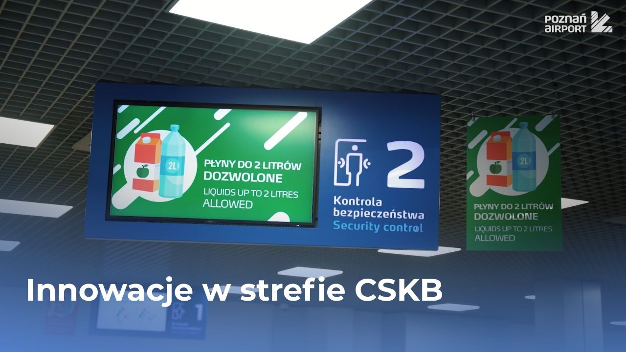 Innowacje w Centralnej Strefie Kontroli Bezpieczeństwa na lotnisku Poznań-Ławica