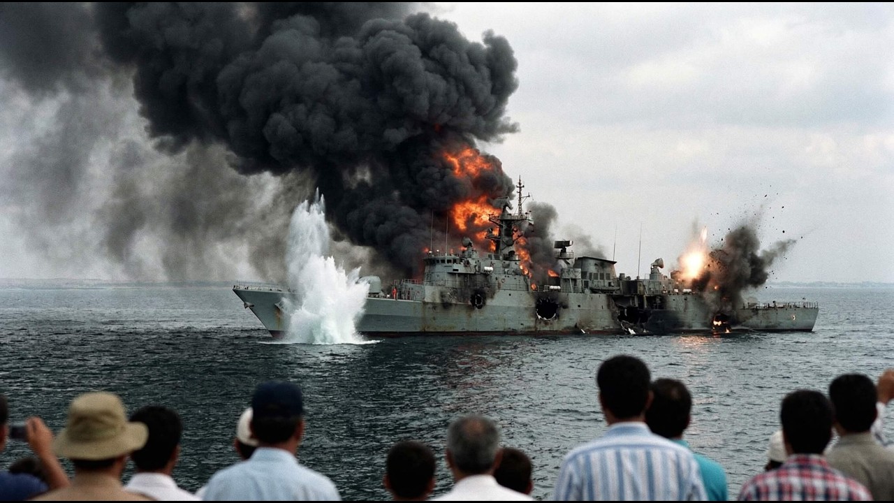 US Submarine Sank Iran’s Largest Warship off Sri Lanka Coast — 300 Casualties! [ARMA 3]